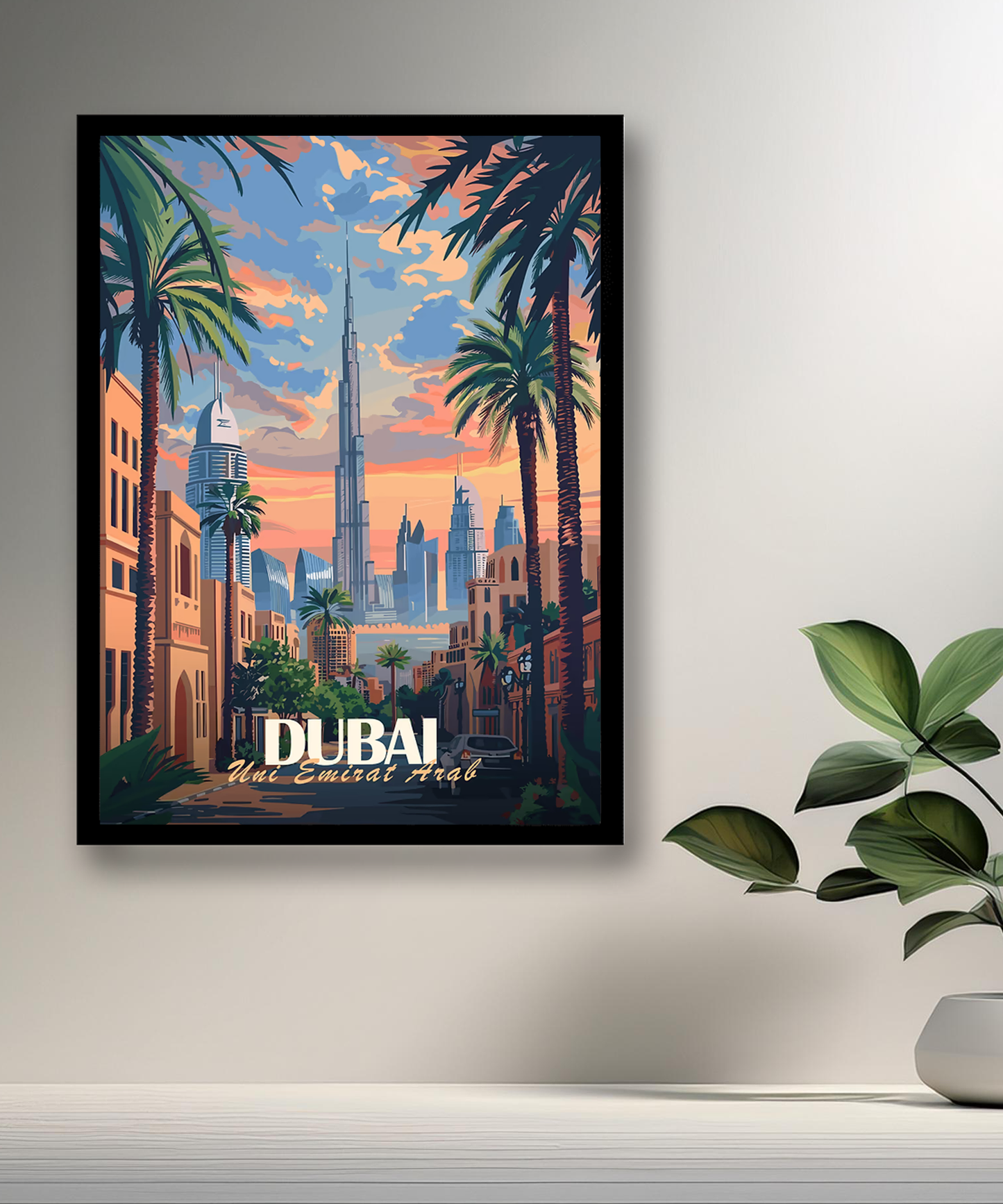 Cadre photo Dubai Uni Emirat Arab