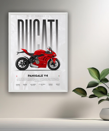 Cadre photo Ducati Panigale V4