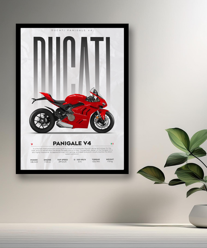 Cadre photo Ducati Panigale V4