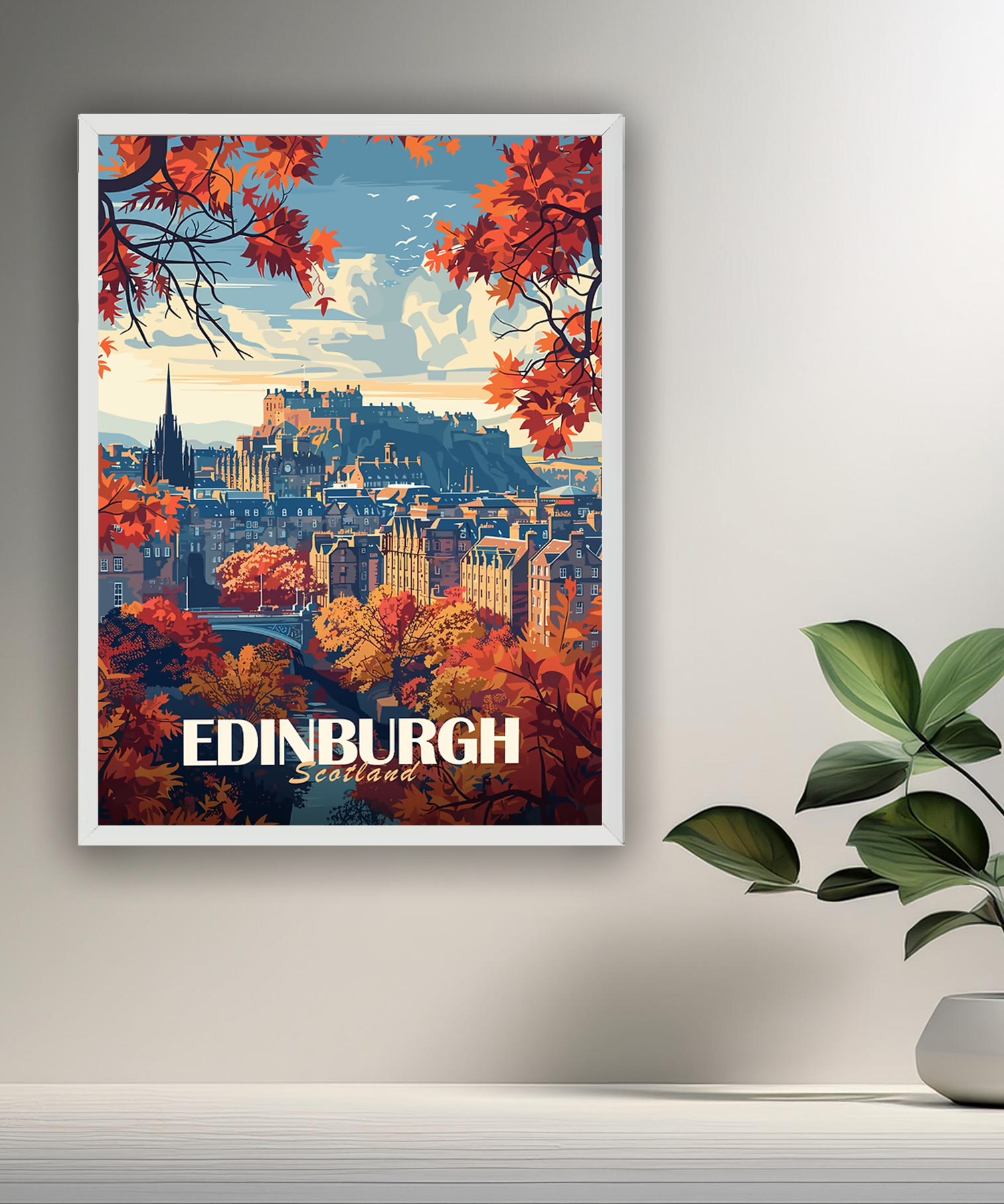 Cadre photo Edinburgh Scotland