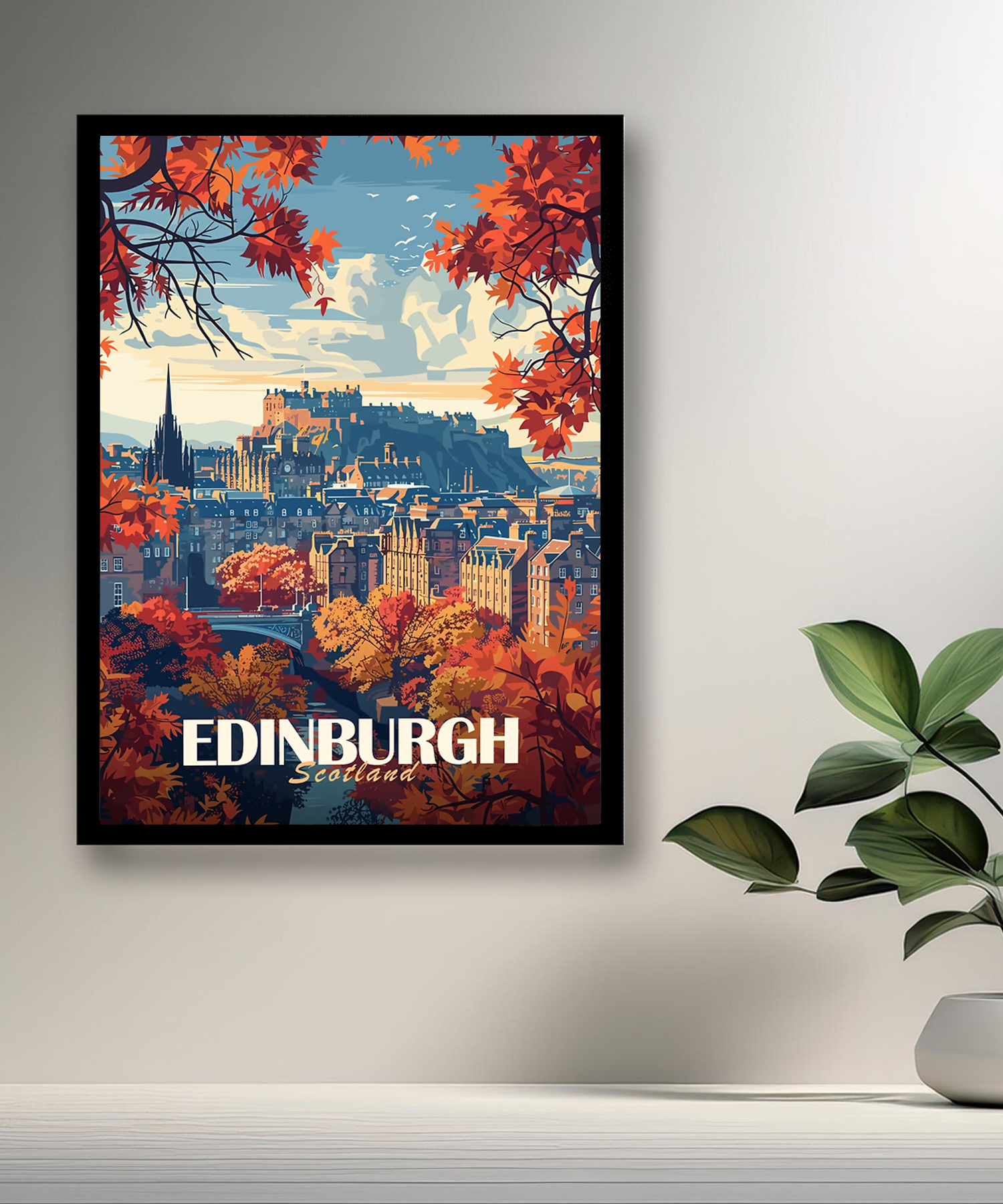 Cadre photo Edinburgh Scotland