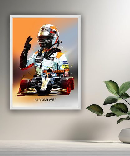 Cadre photo Formule 1 We race as one