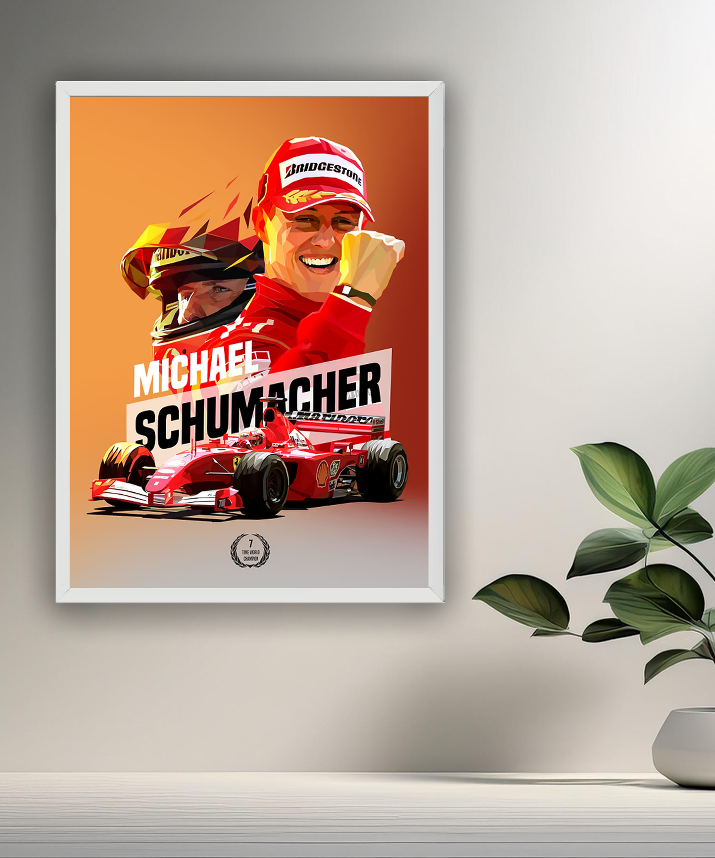 Cadre photo Michael Schumacher Formule 1