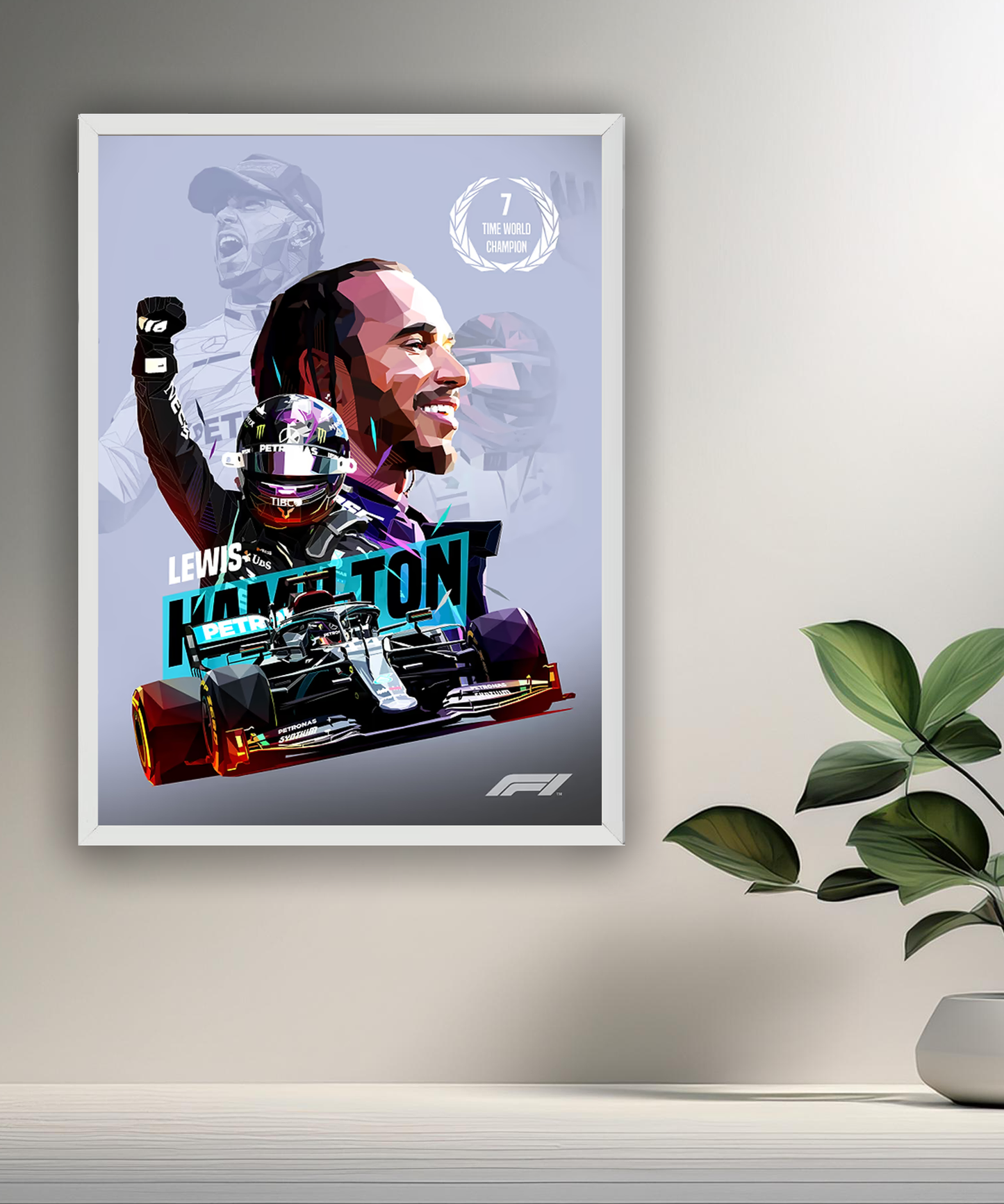 Cadre photo Lewis Hamilton Formule 1