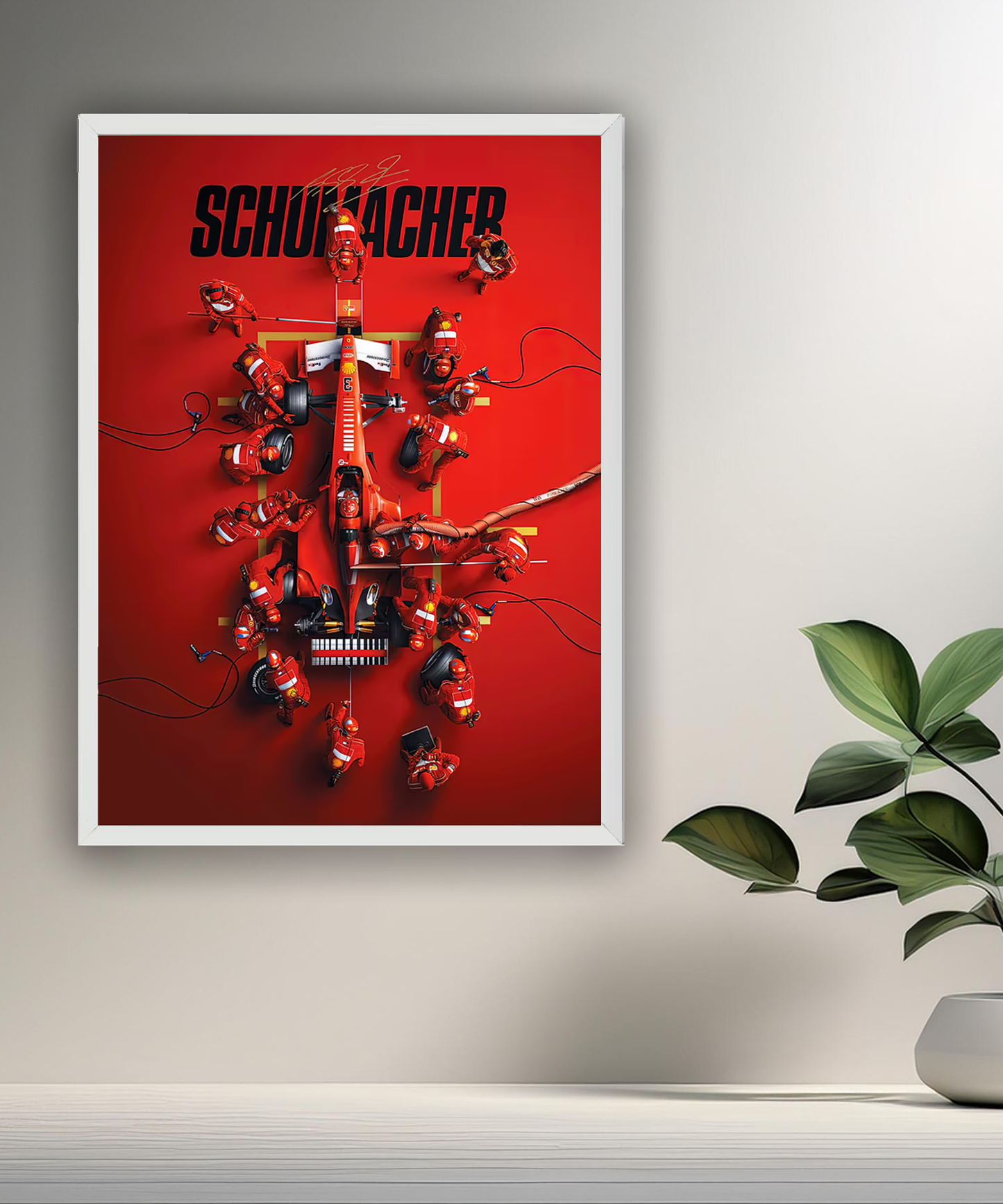Cadre photo Michael Schumacher Formule 1