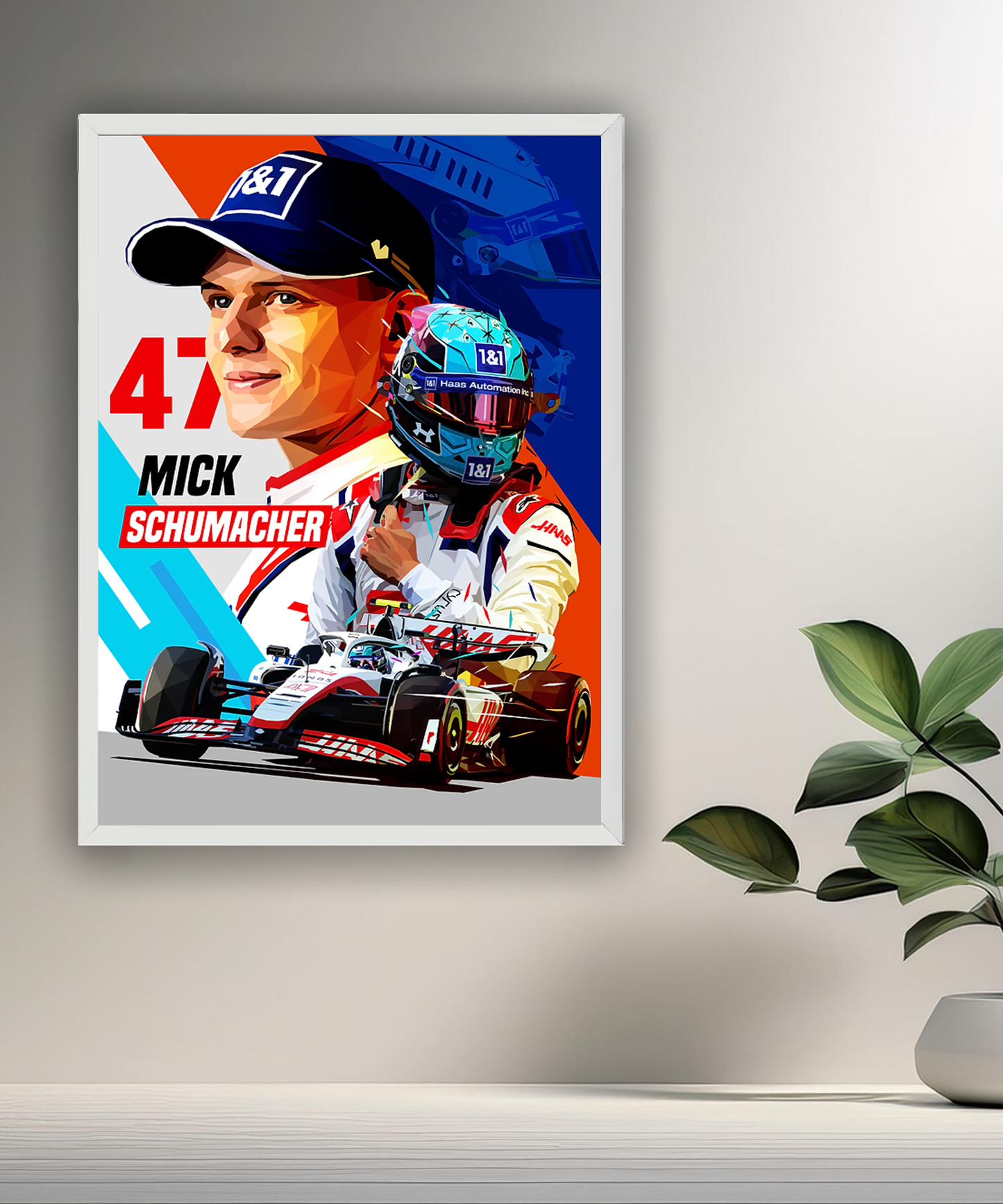 Cadre photo Mick Schumacher Formule 1