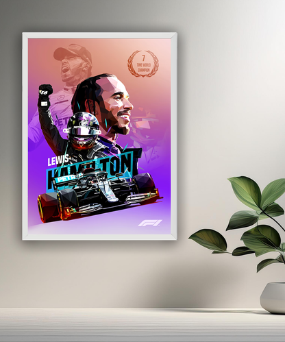 Cadre photo Lewis Hamilton Formula 1