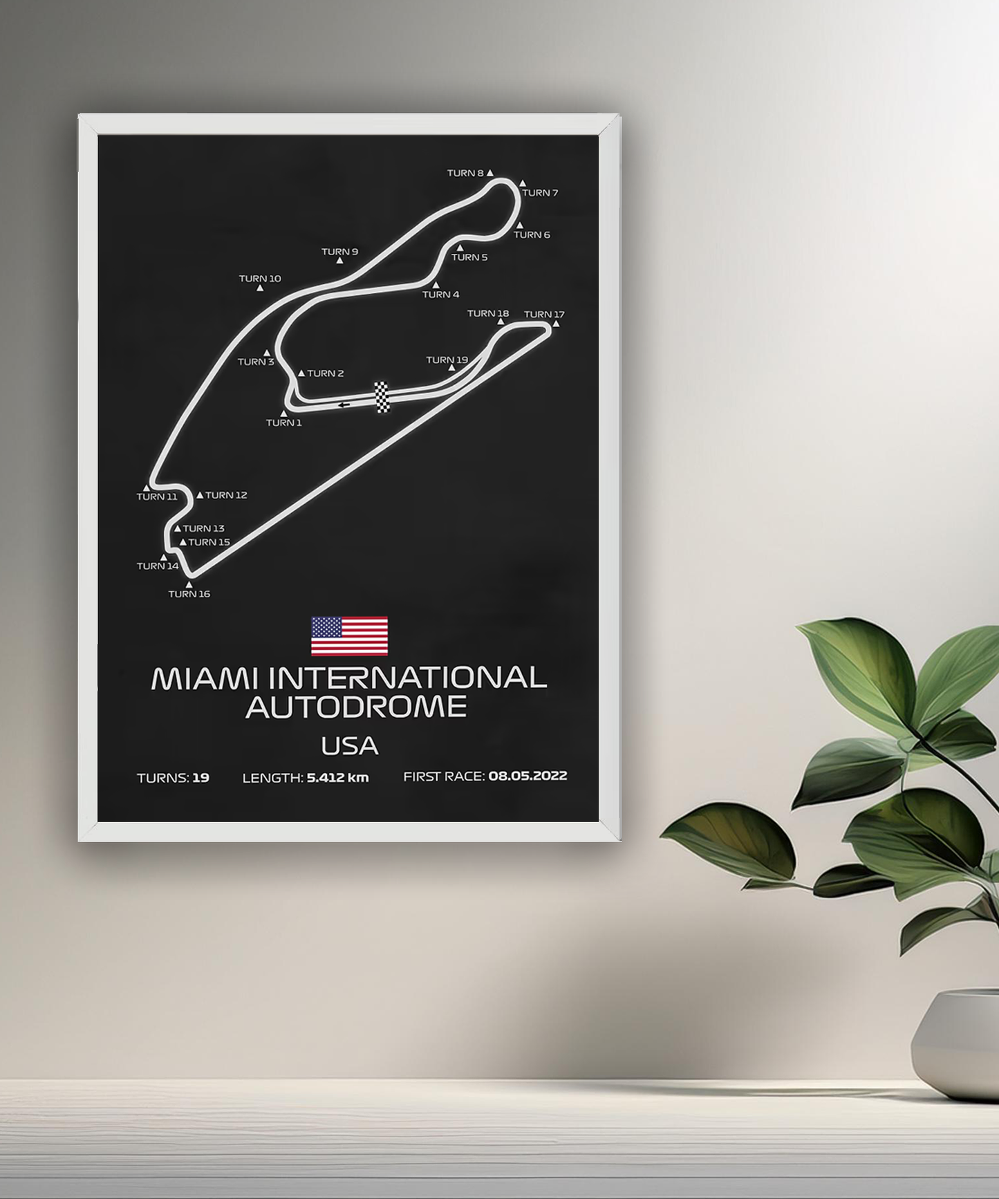 Cadre photo Miami International Autodrome