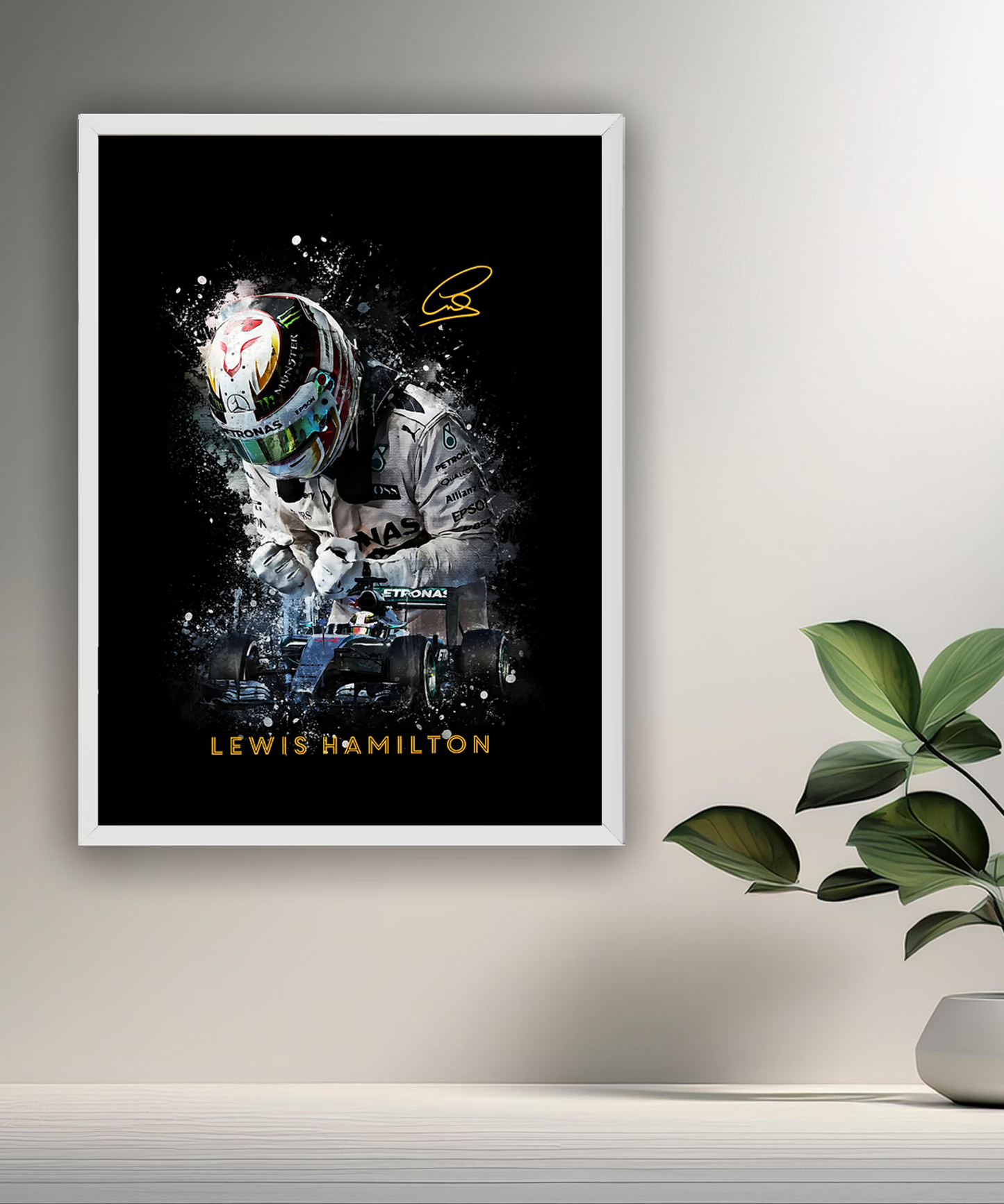 Cadre photo Lewis Hamilton Formula 1