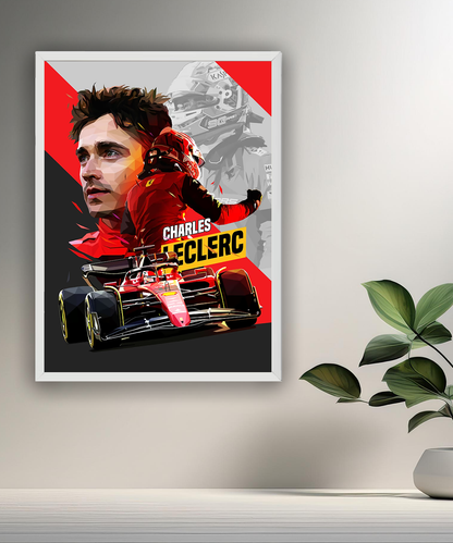 Cadre photo Charles Leclerc Formula 1