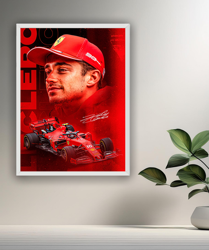 Cadre photo Charles Leclerc Formula 1