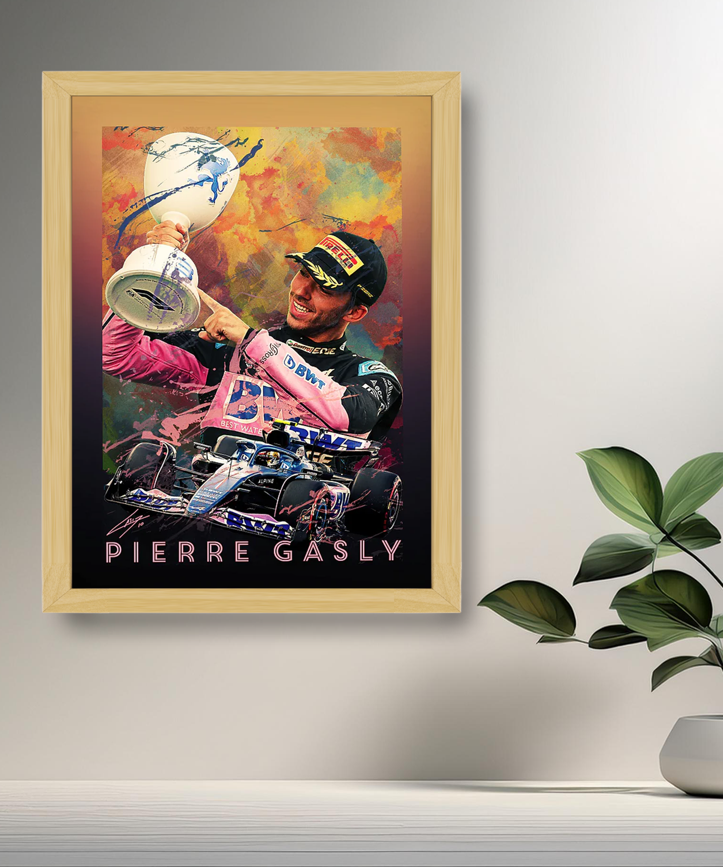 Cadre photo Pierre Gasly Formule 1