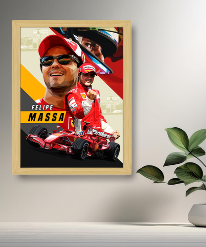Cadre photo Felipe Massa Formule 1