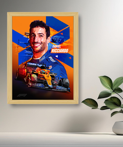 Cadre photo Daniel Ricciardo Formule 1