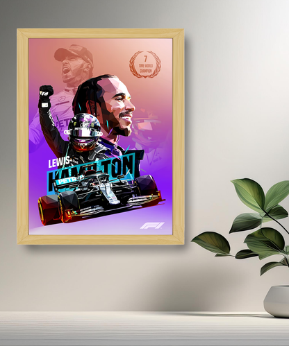 Cadre photo Lewis Hamilton Formula 1