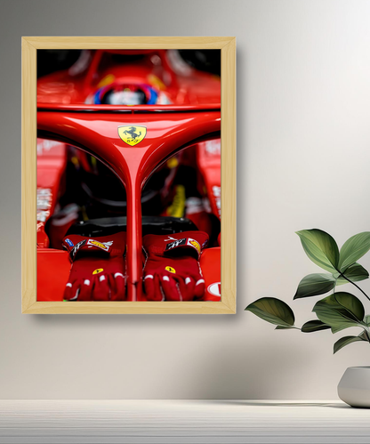 Cadre photo Formule 1 Ferrari