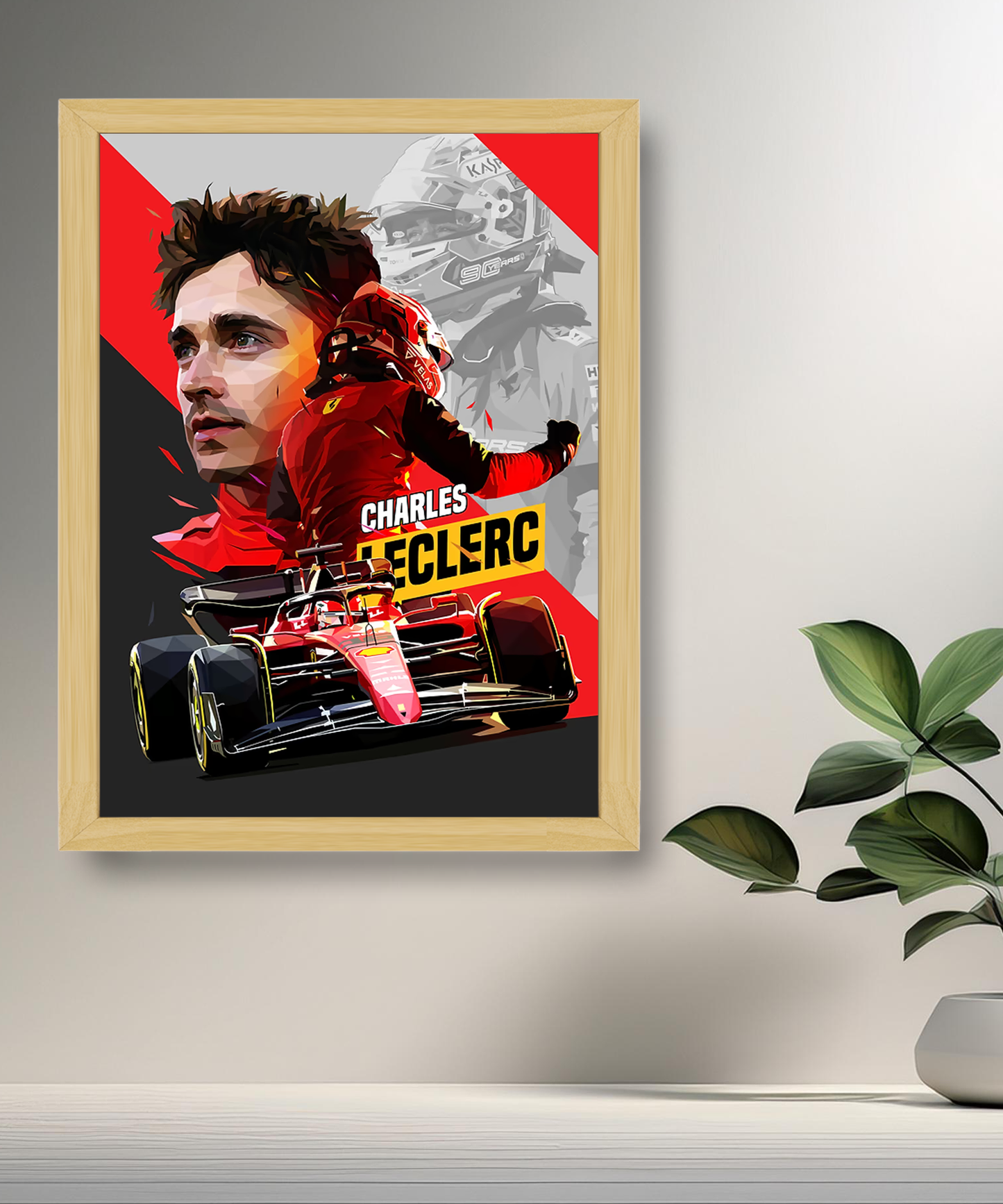 Cadre photo Charles Leclerc Formula 1