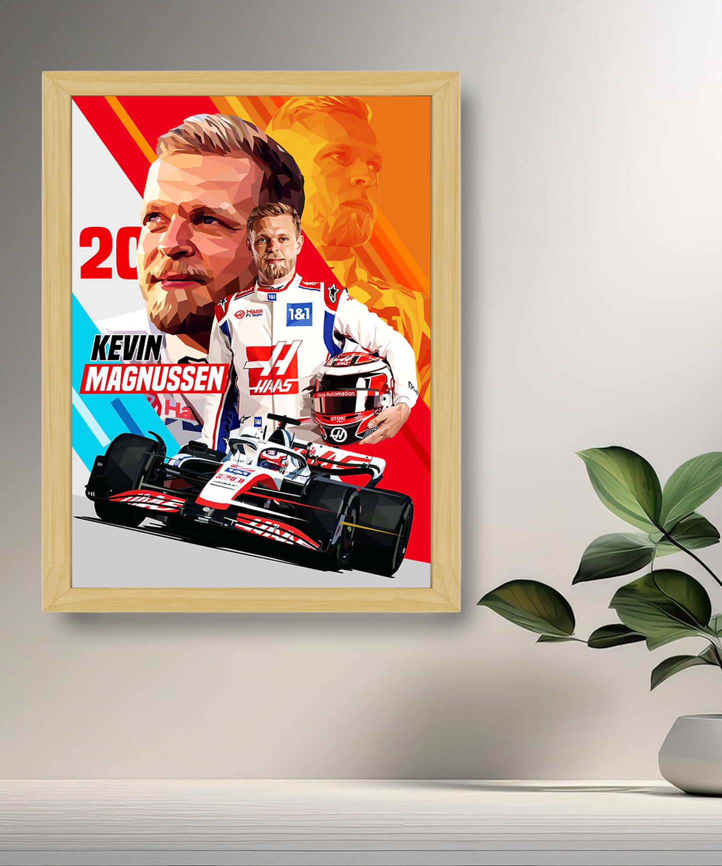 Cadre photo Kevin Magnussen Formule 1