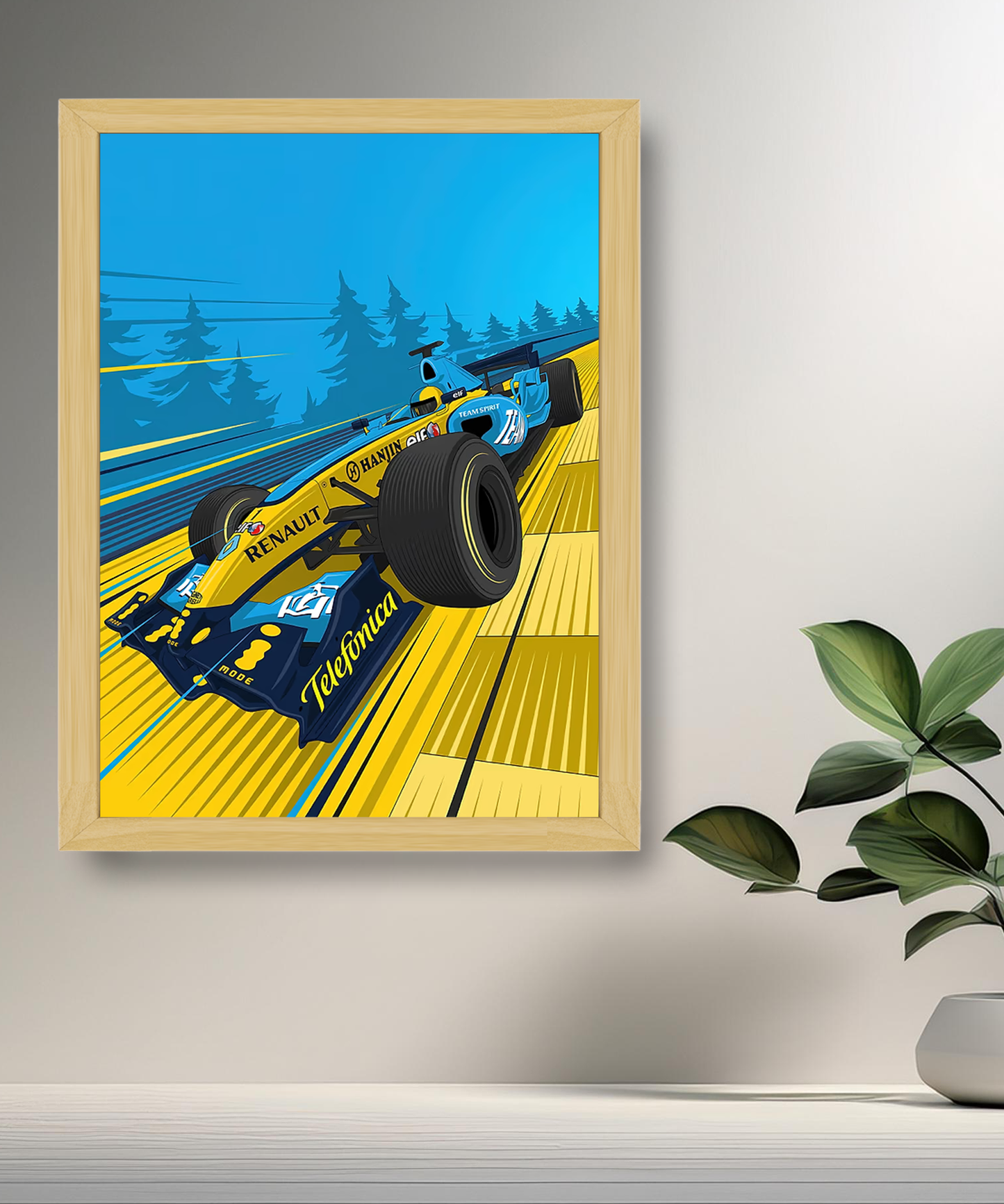 Cadre photo Formule 1 Renault