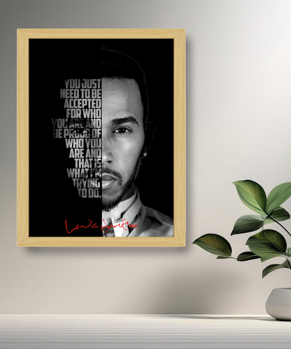Cadre photo Lewis Hamilton Formula 1
