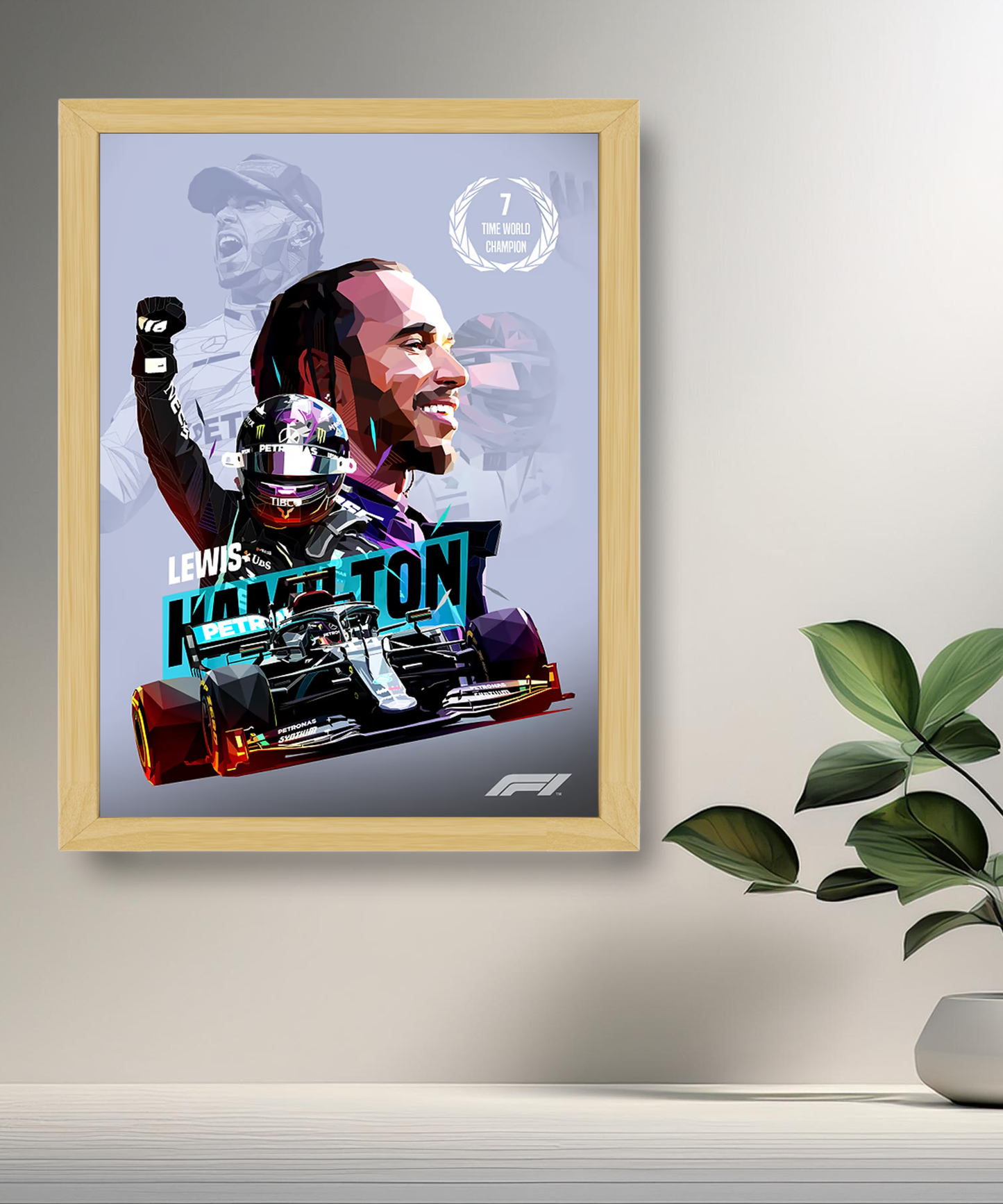 Cadre photo Lewis Hamilton Formule 1