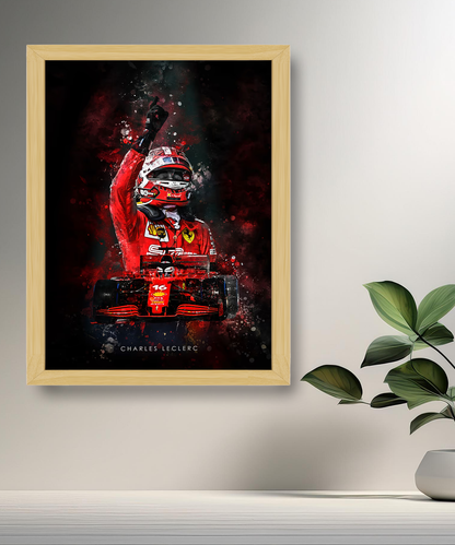 Cadre photo Charles Leclerc Formula 1