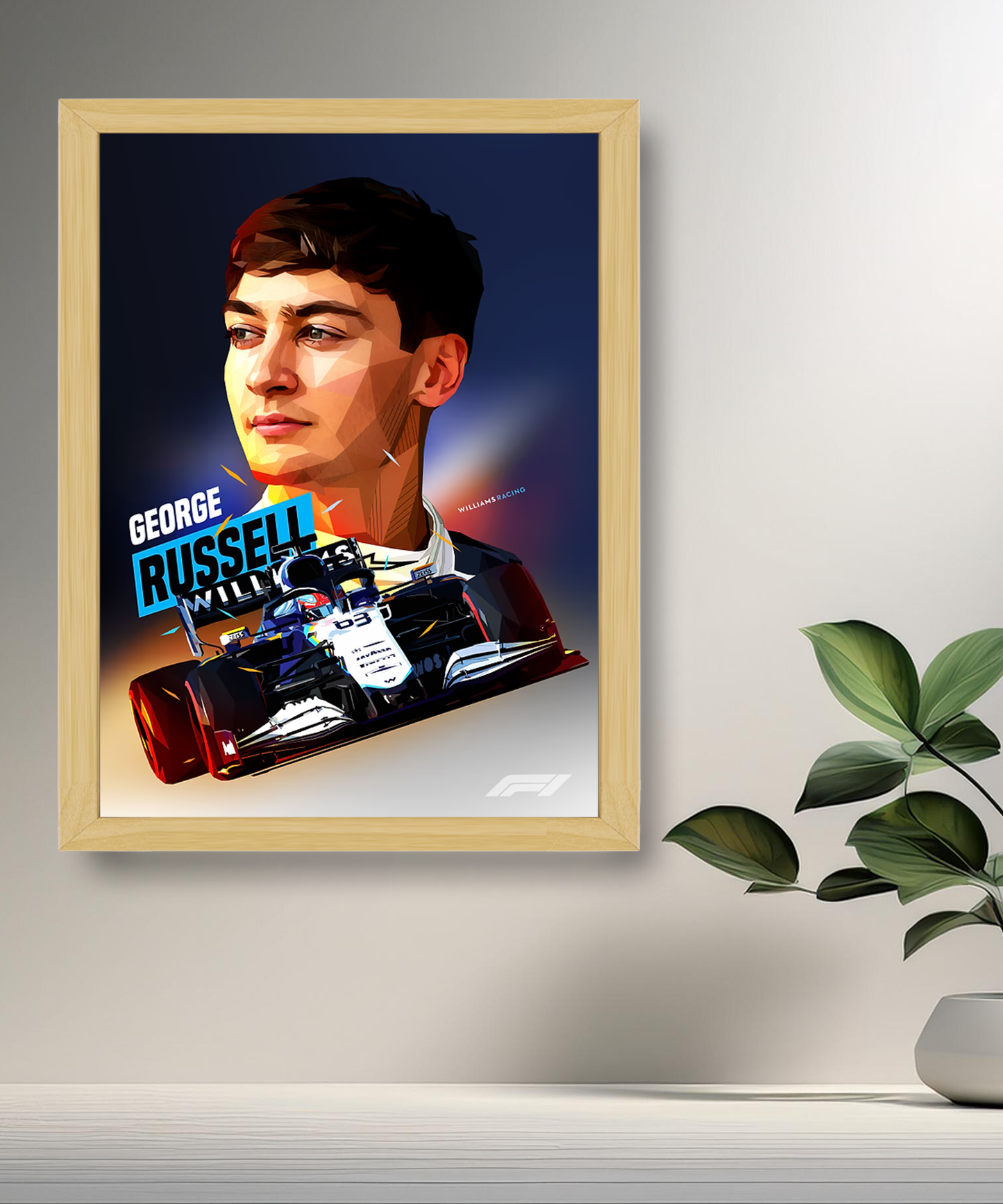 Cadre photo George Russel Formule 1