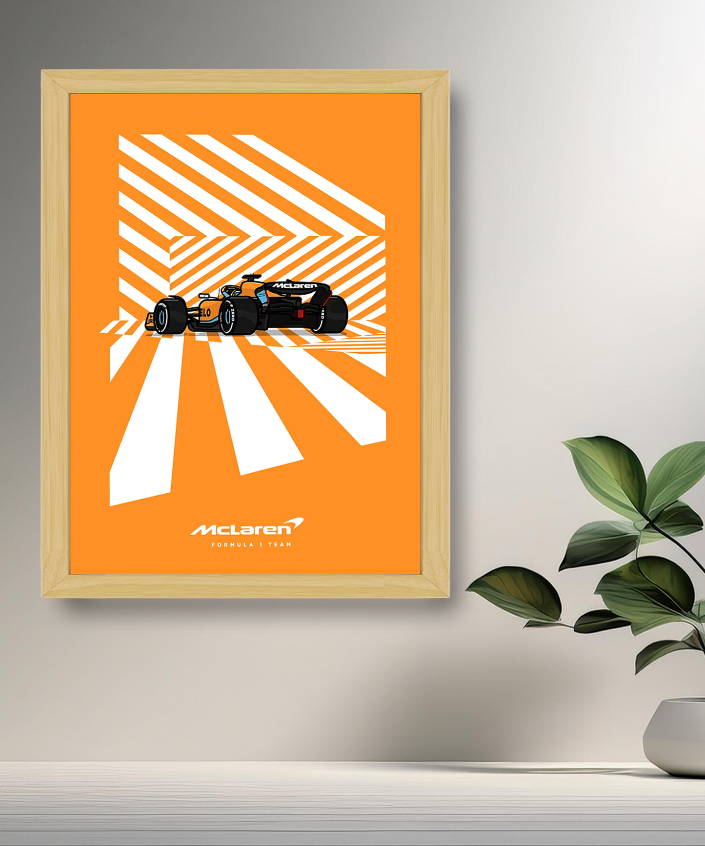 Cadre photo Formule 1 McLaren