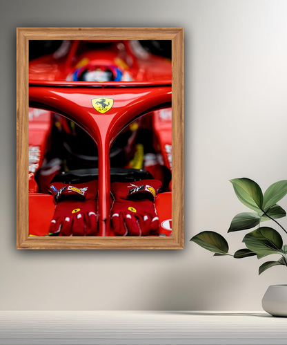 Cadre photo Formule 1 Ferrari