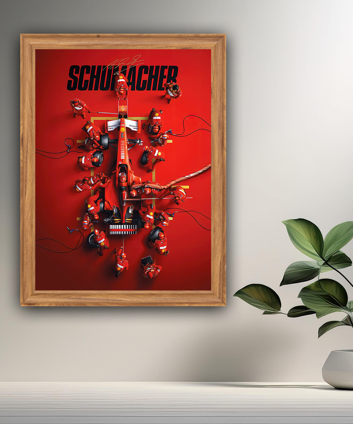 Cadre photo Michael Schumacher Formule 1