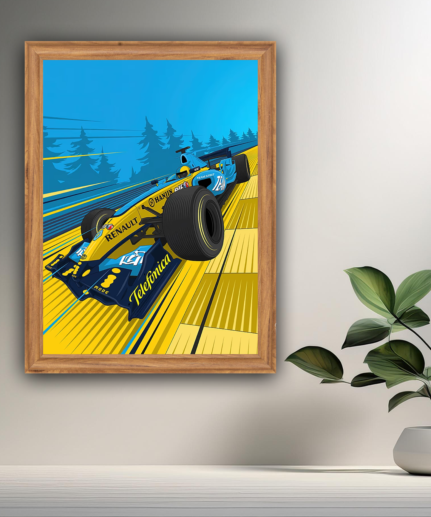 Cadre photo Formule 1 Renault