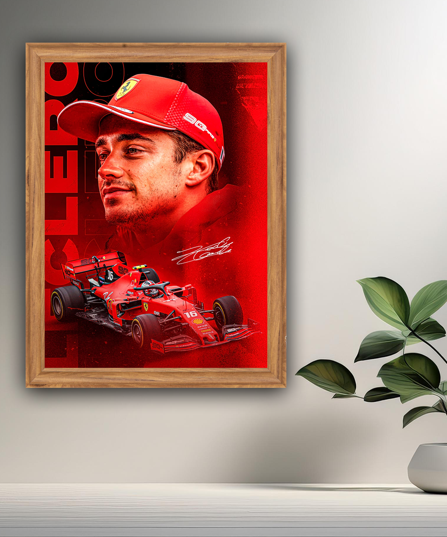 Cadre photo Charles Leclerc Formula 1