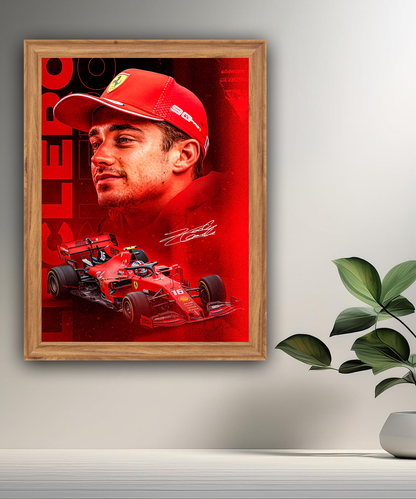 Cadre photo Charles Leclerc Formula 1
