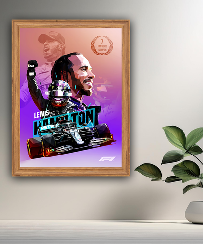 Cadre photo Lewis Hamilton Formula 1
