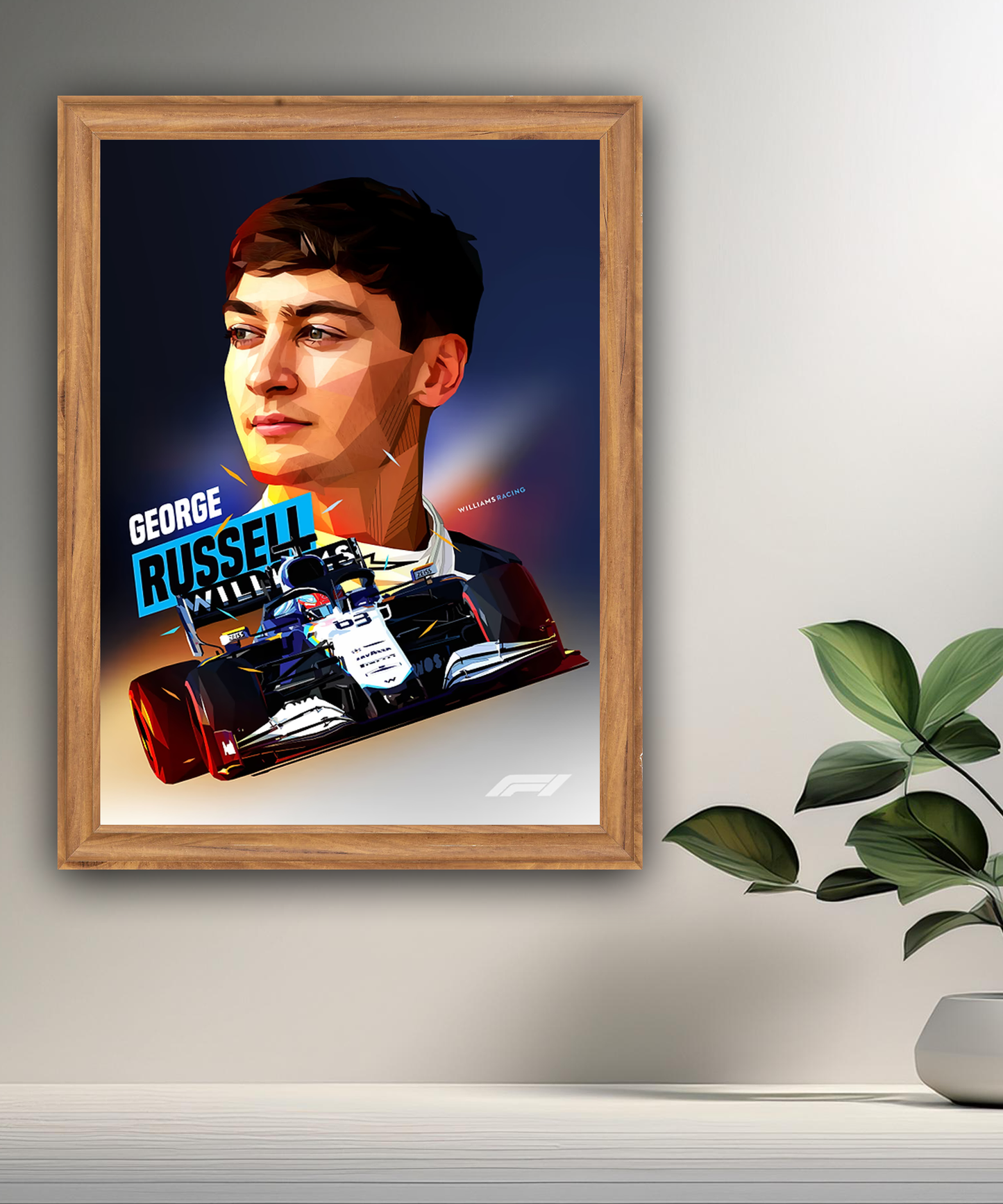 Cadre photo George Russel Formule 1
