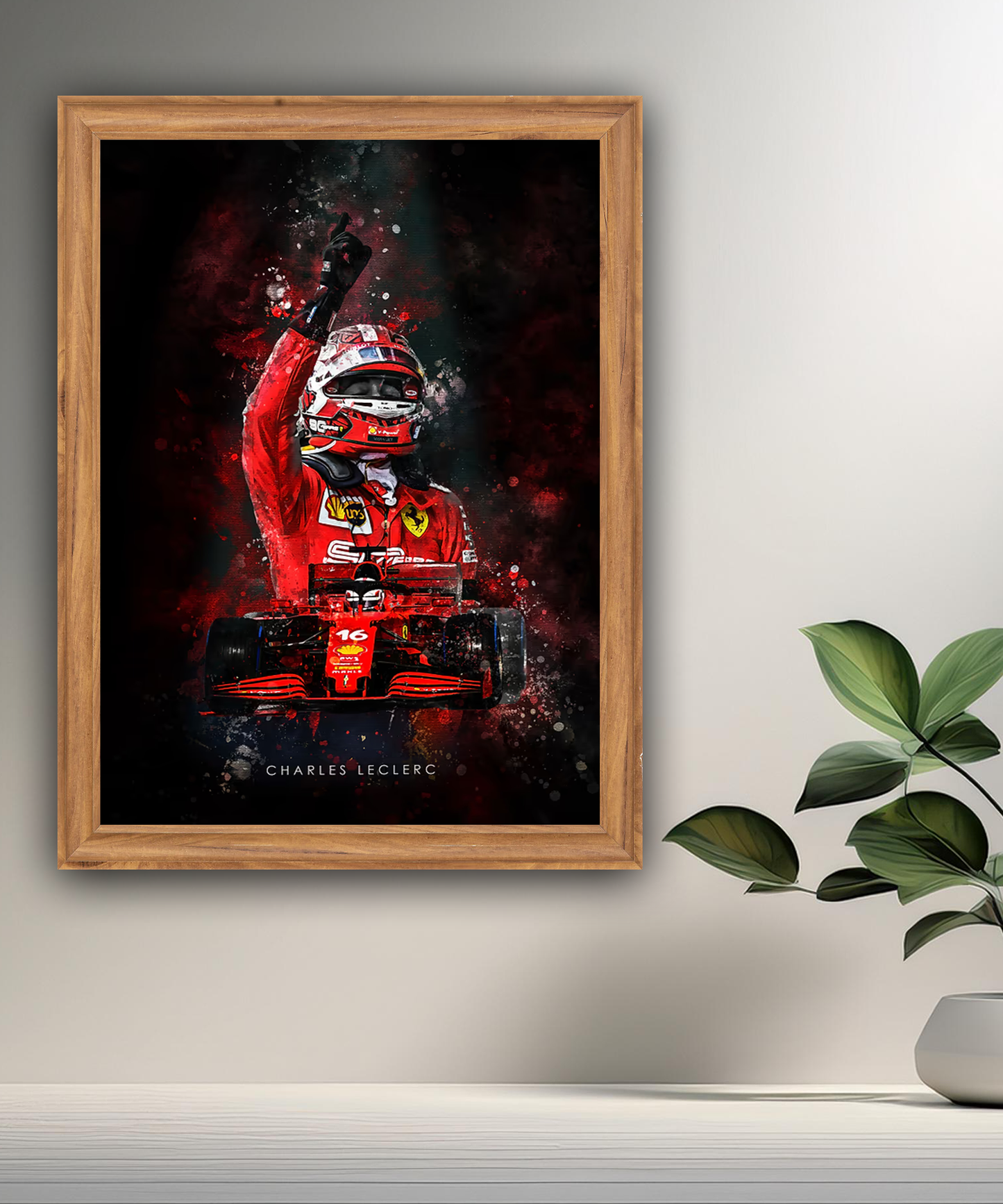 Cadre photo Charles Leclerc Formula 1