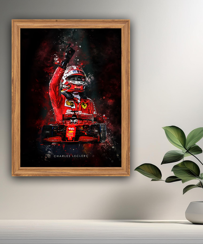 Cadre photo Charles Leclerc Formula 1