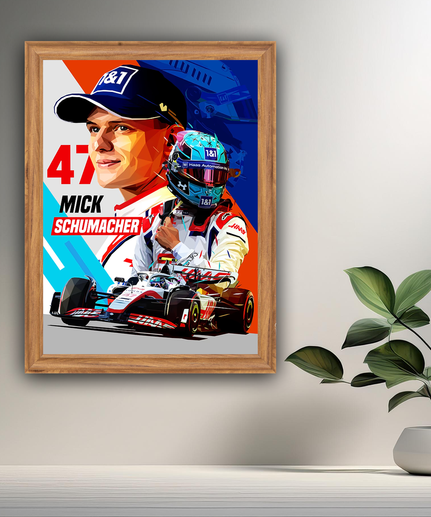 Cadre photo Mick Schumacher Formule 1
