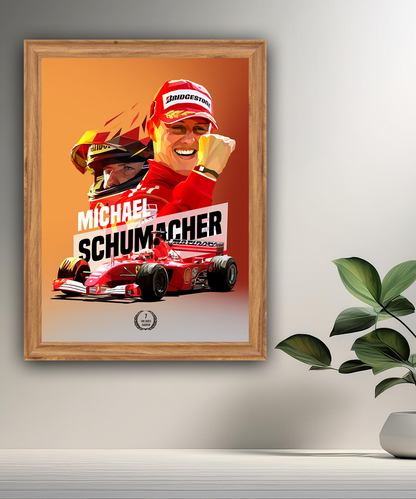 Cadre photo Michael Schumacher Formule 1