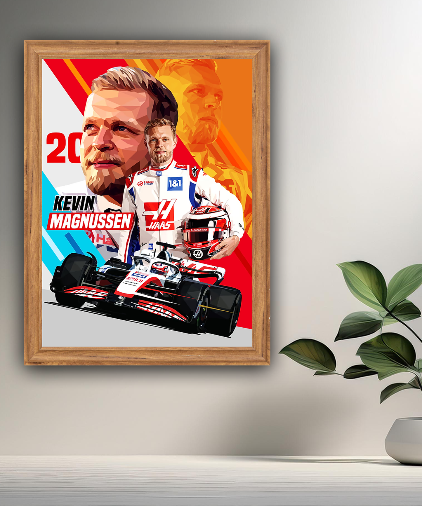 Cadre photo Kevin Magnussen Formule 1