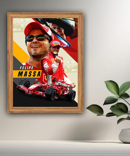 Cadre photo Felipe Massa Formule 1