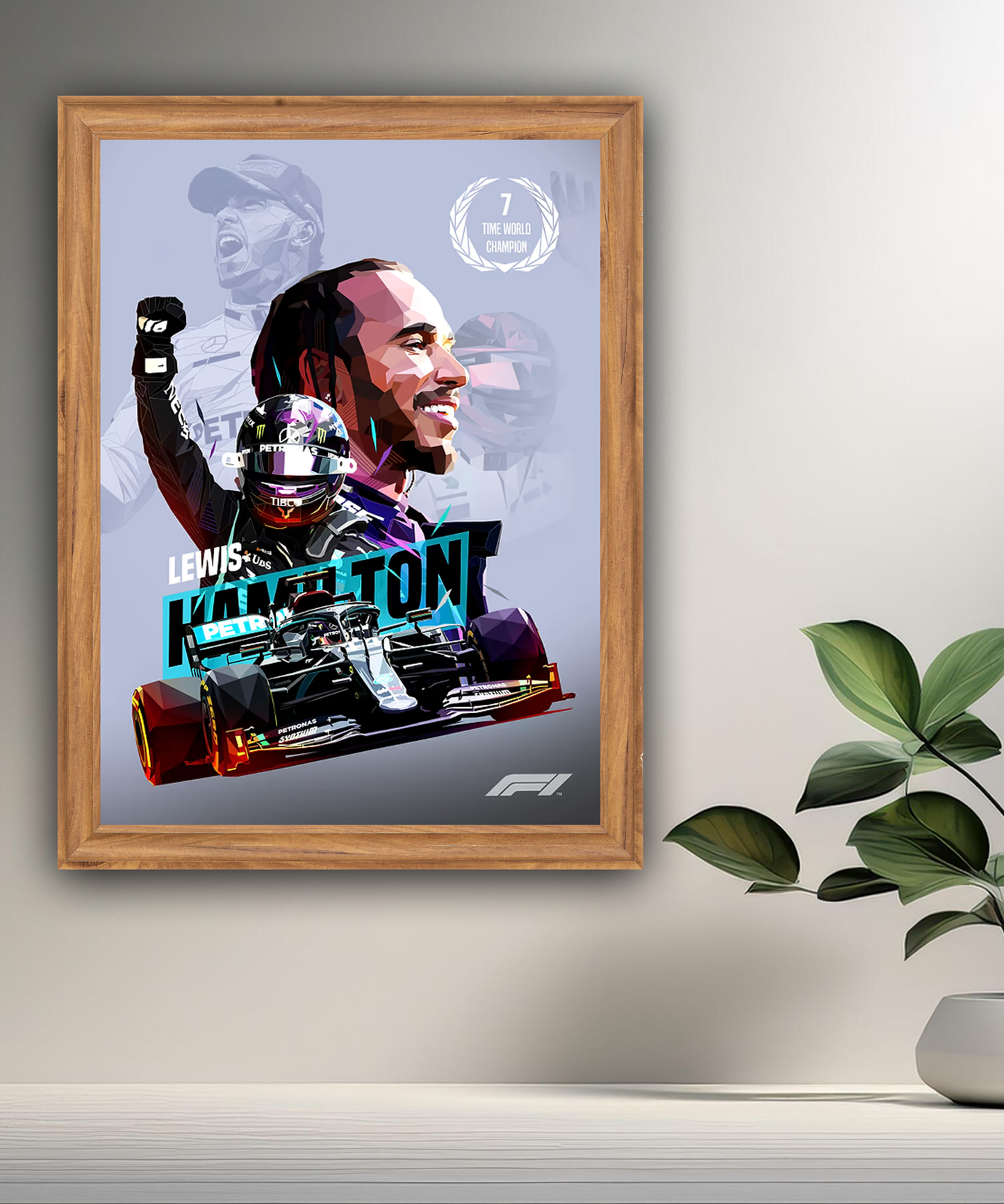 Cadre photo Lewis Hamilton Formule 1