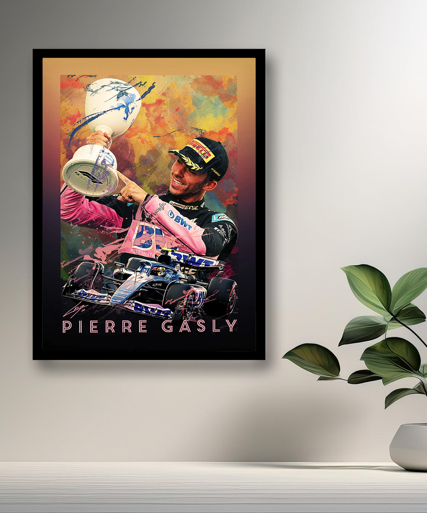 Cadre photo Pierre Gasly Formule 1