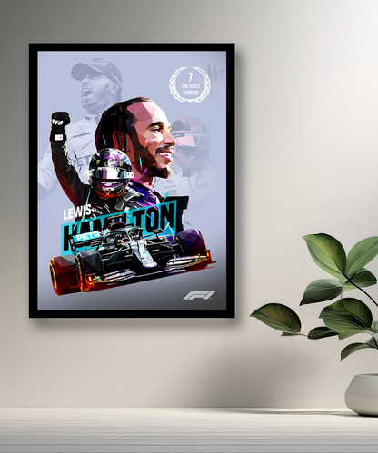 Cadre photo Lewis Hamilton Formule 1