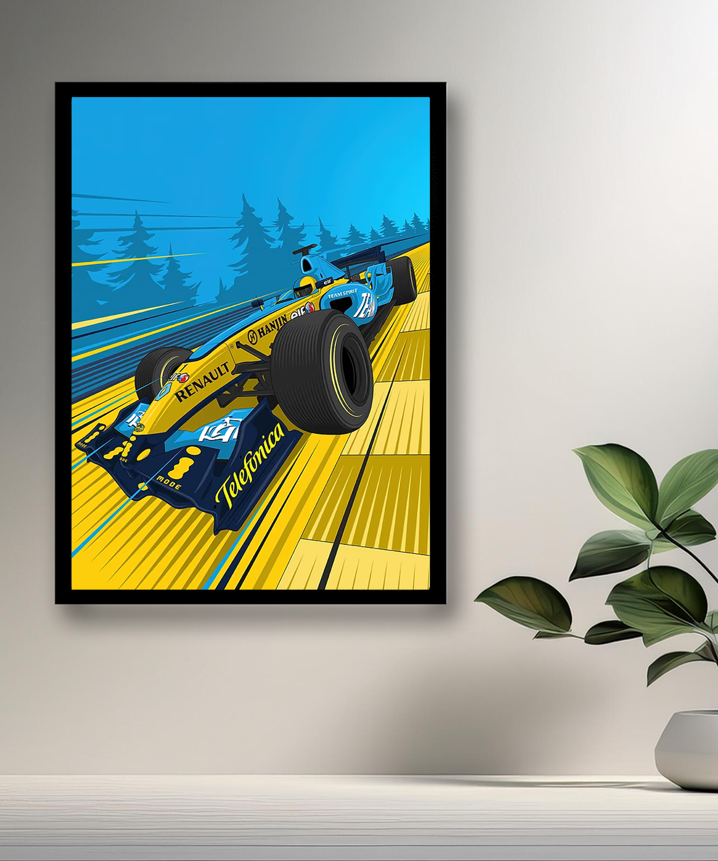 Cadre photo Formule 1 Renault