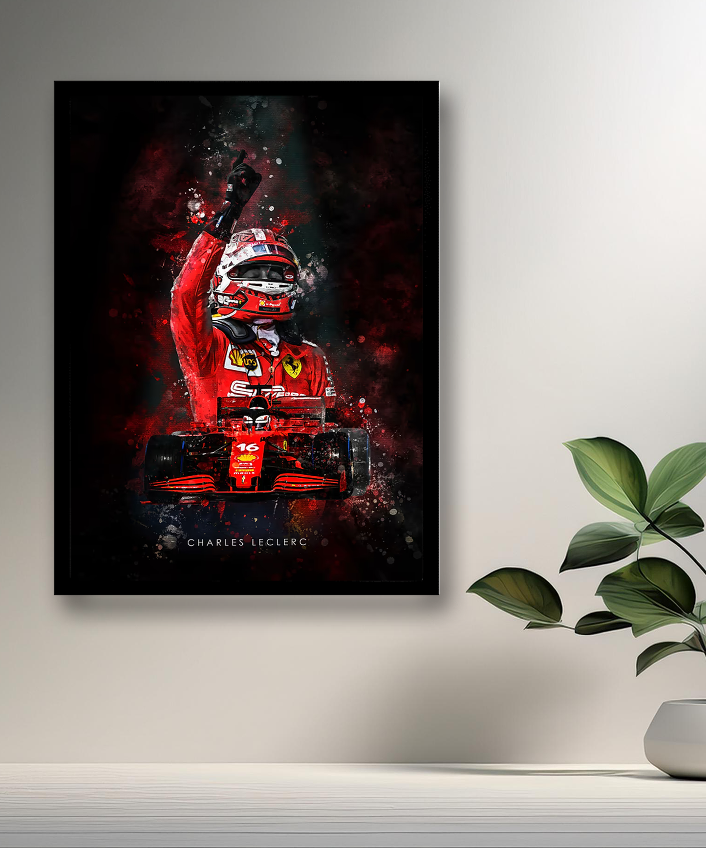 Cadre photo Charles Leclerc Formula 1