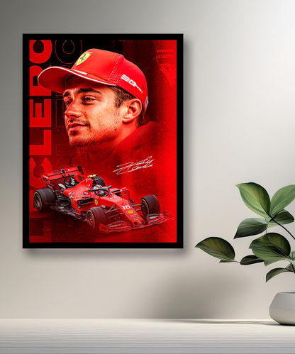 Cadre photo Charles Leclerc Formula 1