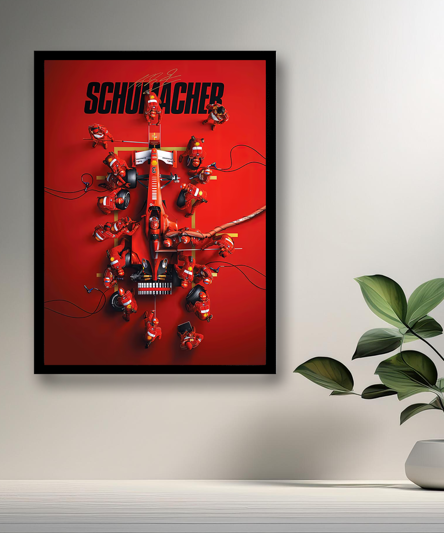 Cadre photo Michael Schumacher Formule 1
