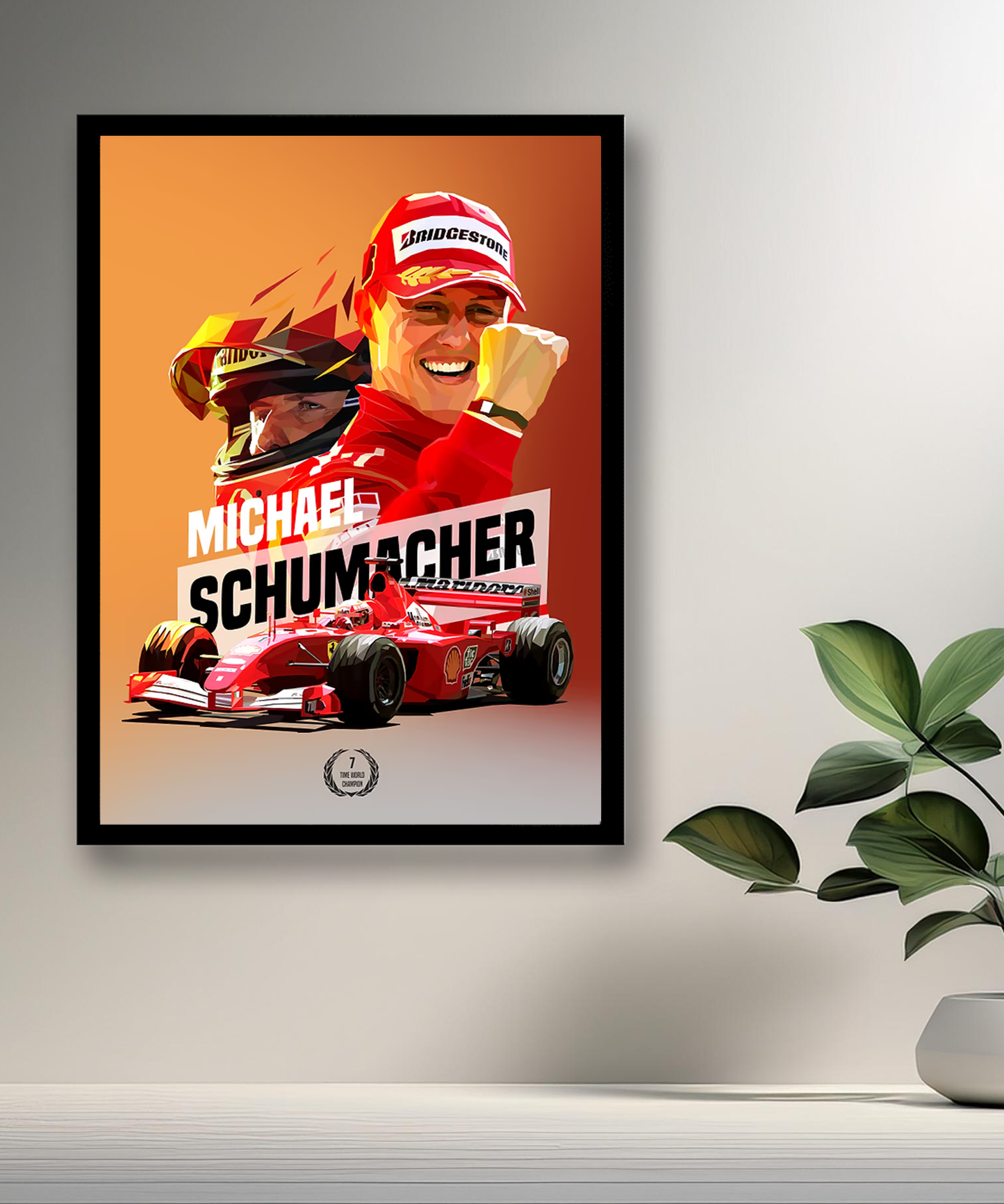 Cadre photo Michael Schumacher Formule 1