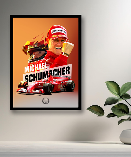 Cadre photo Michael Schumacher Formule 1
